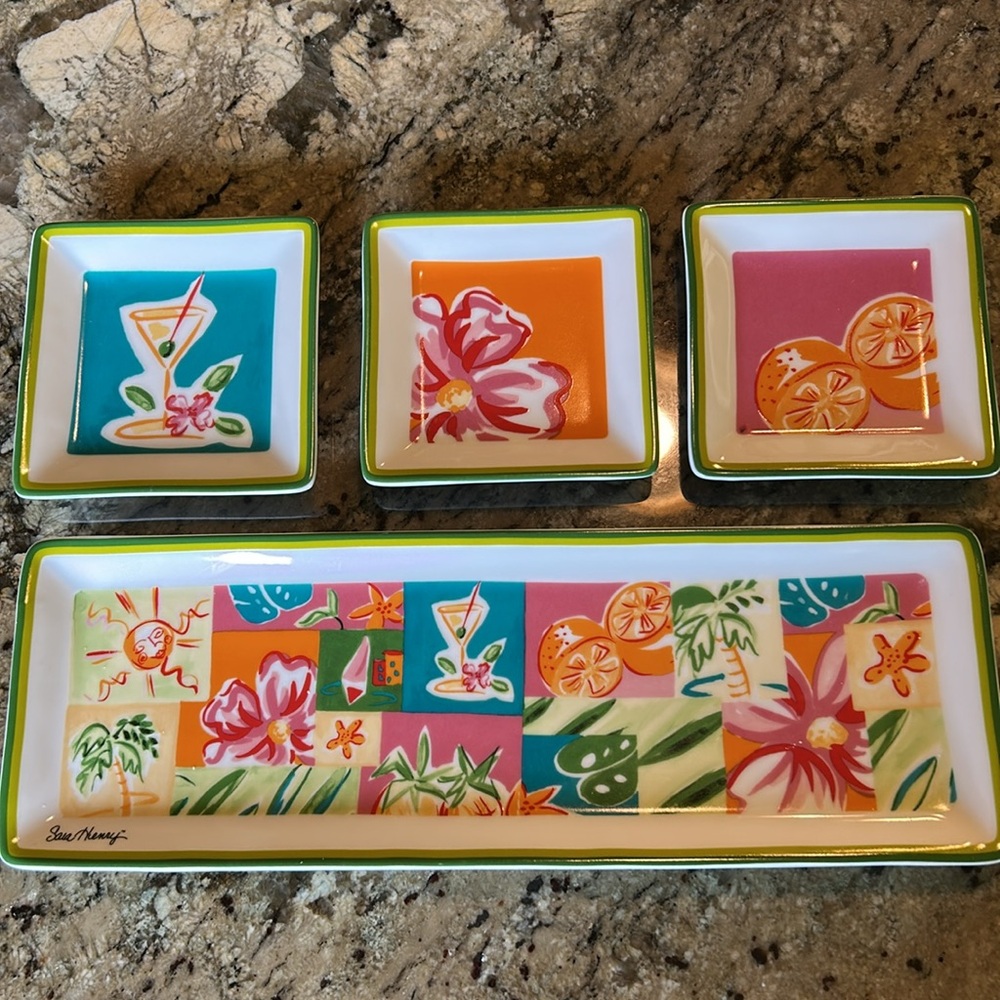 Boston Warehouse Ceramic Serving Set